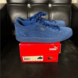 Puma Suede Jr Monaco Blue